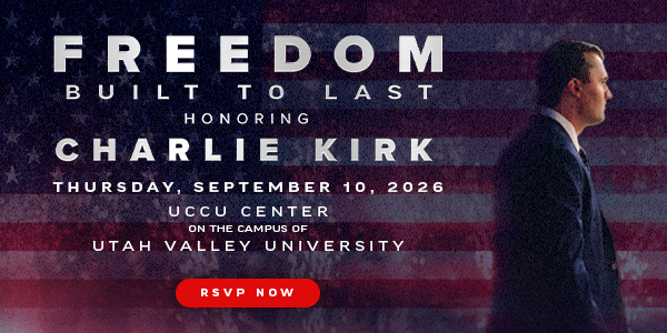 Freedom Built to Last — Honoring Charlie Kirk at Utah Valley University