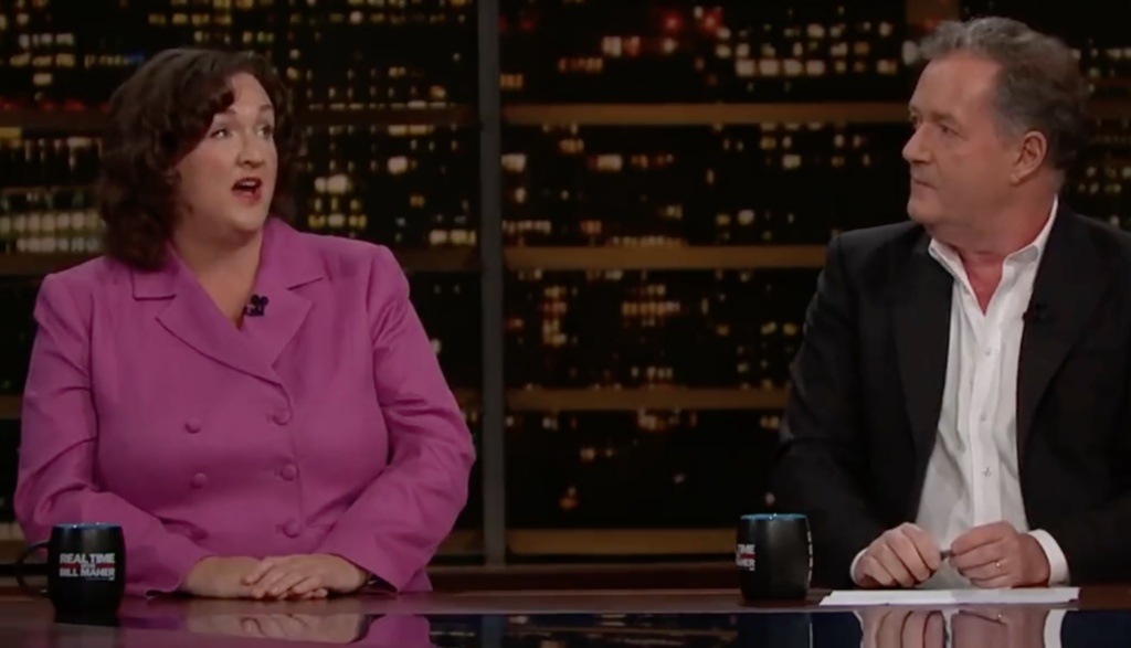 In an exchange between Piers Morgan and Representative Katie Porter on HBO's "Real Time with Bill Maher," the congresswoman accused Riley Gaines of speaking out to "get likes and get clicks."