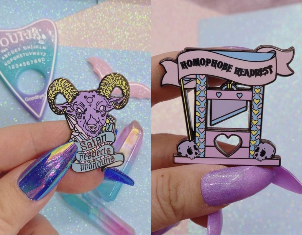 One of the designers who has featured products in Target's Pride Collection was revealed to be an open satanist who creates designs that appear to fantasize about the deaths of "homophobes" and "bigots."