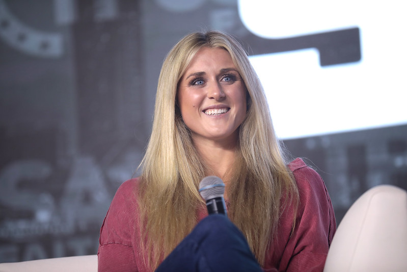 Former collegiate swimmer and women’s rights activist Riley Gaines held a special ceremony for the Stone Ridge Christian High School girls' volleyball team in California after they forfeited a playoff game rather than compete against a team with a transgender-identifying athlete.